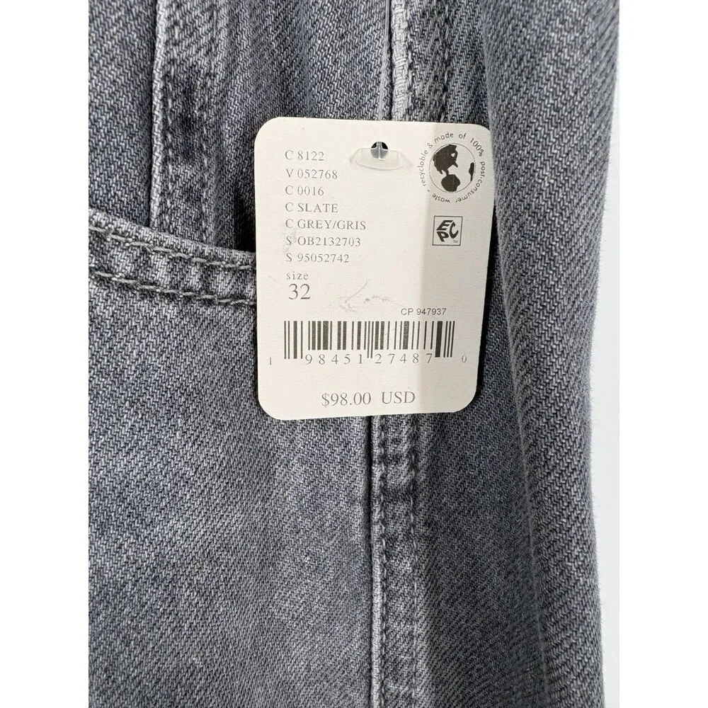 We The Free Gray Wide Leg Jeans | High Rise Straight Leg Denim